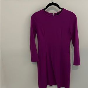 J Crew Purple Stretch Dress